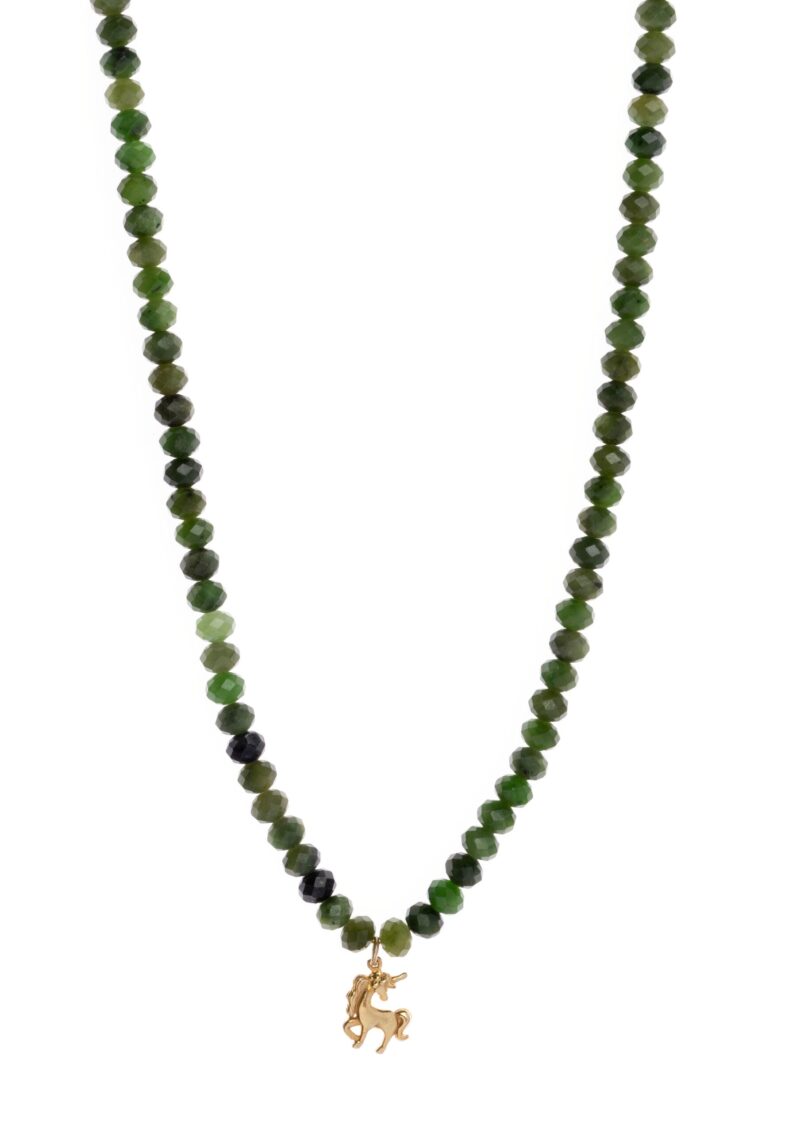 UNİCORN JADE YEŞİM TAŞI KOLYE