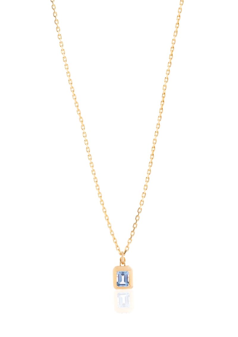 SKY BLUE TOPAZ KOLYE - NEŞE, ŞANS VE SAĞLIK - LIMITED EDITION