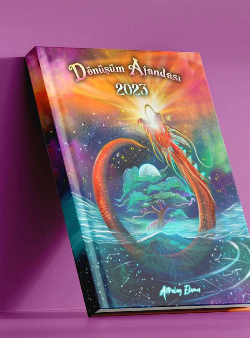 Alternative view of 2023 DÖNÜŞÜM RİTÜELİ & ASTROLOG ELVAN İMZALI DÖNÜŞÜM AJANDASI SET