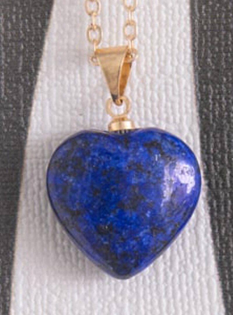 Alternative view of BABY KALP LAPİS LAZULİ ALTIN KAPLAMA KOLYE