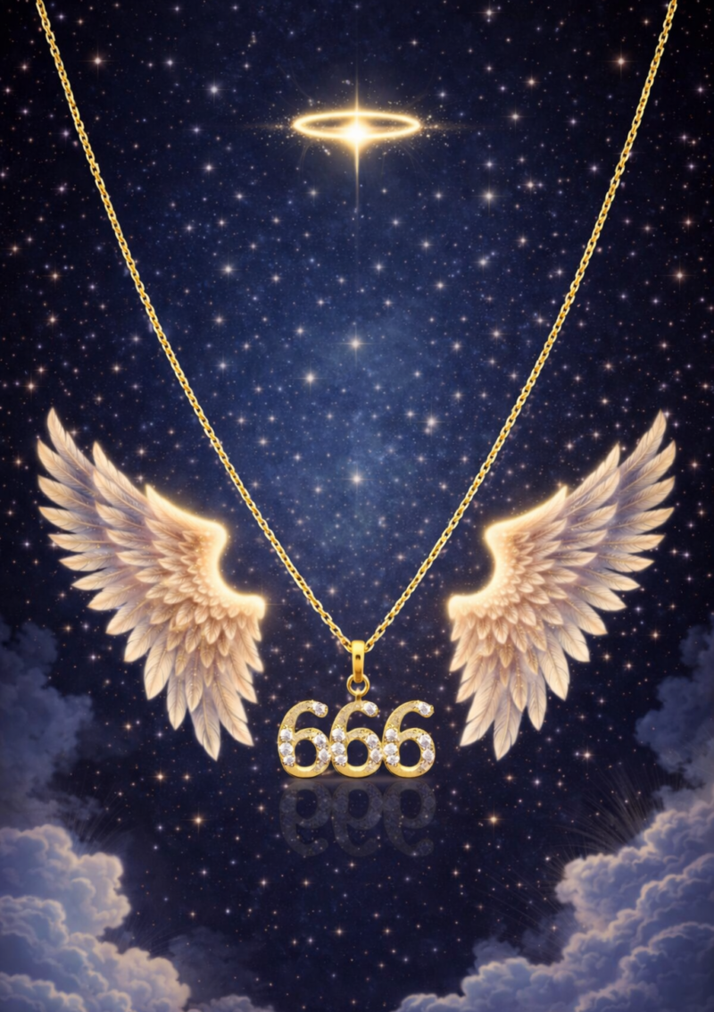 666 MELEK SAYISI KOLYE