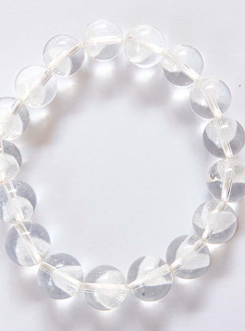 HİNDİSTAN ICE QUARTZ (BUZ KRİSTALİ) BİLEKLİK