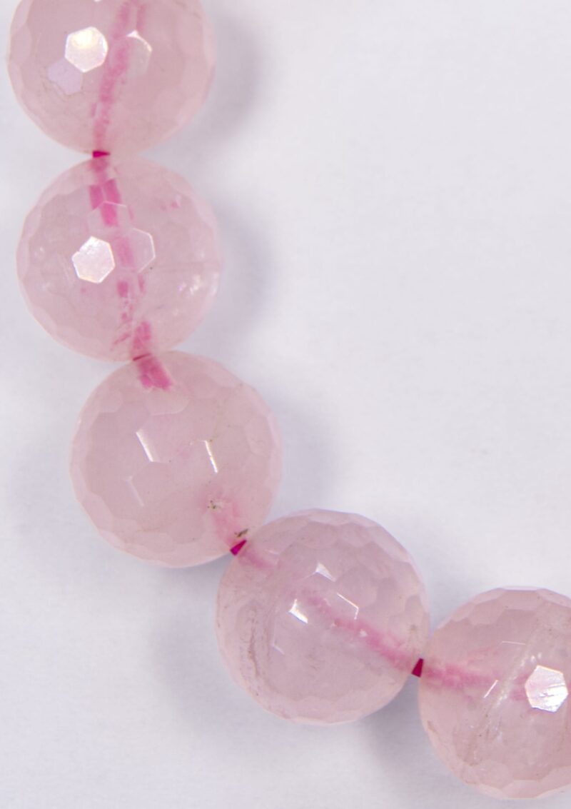 Alternative view of HİNDİSTAN PEMBE KUVARS BİLEKLİK (BÜYÜK BOY)