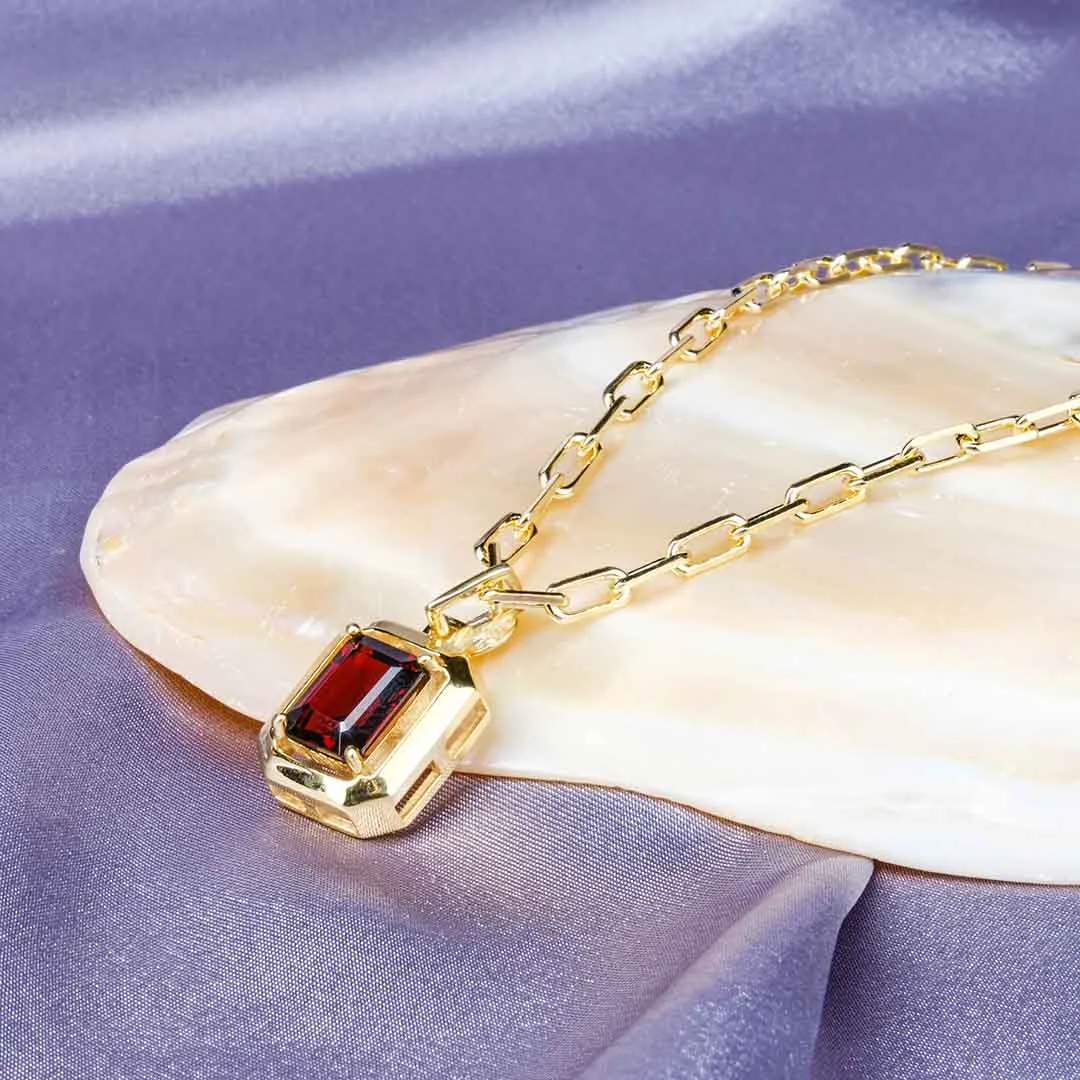 LÂL – GARNET TAŞI KOLYE - LIMITED EDITION - Görsel 3