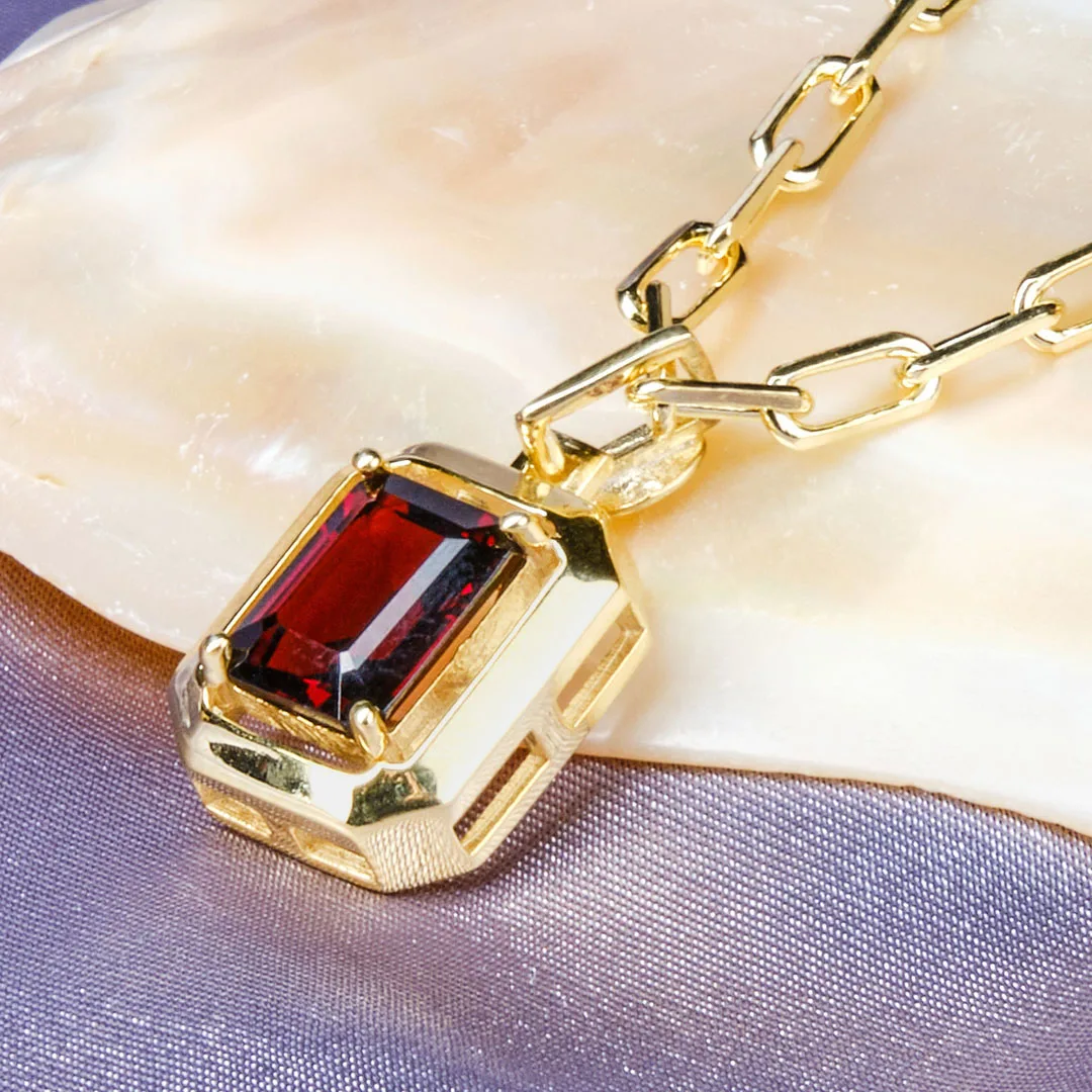 LÂL – GARNET TAŞI KOLYE - LIMITED EDITION - Görsel 2