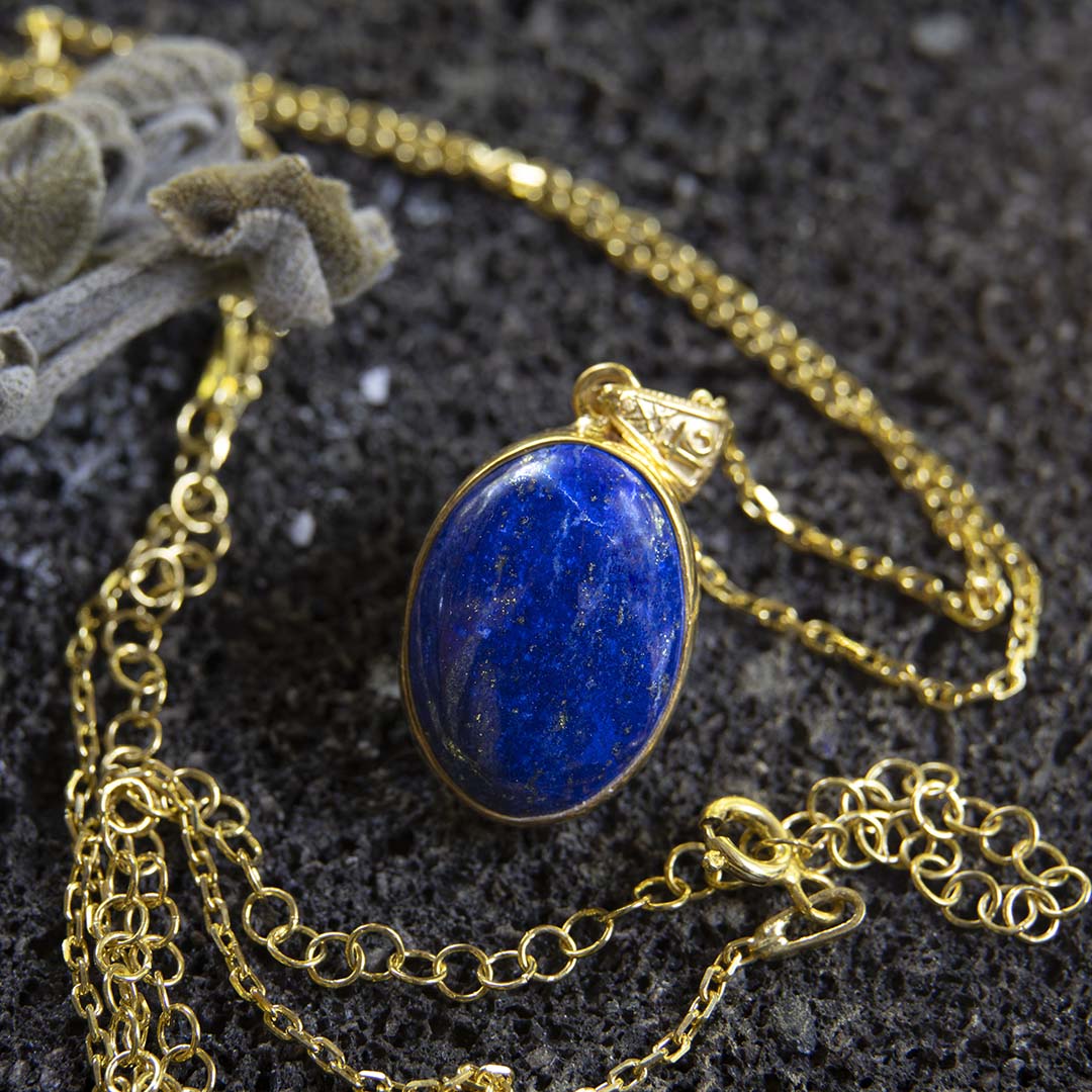 Lapis deals lazuli locket