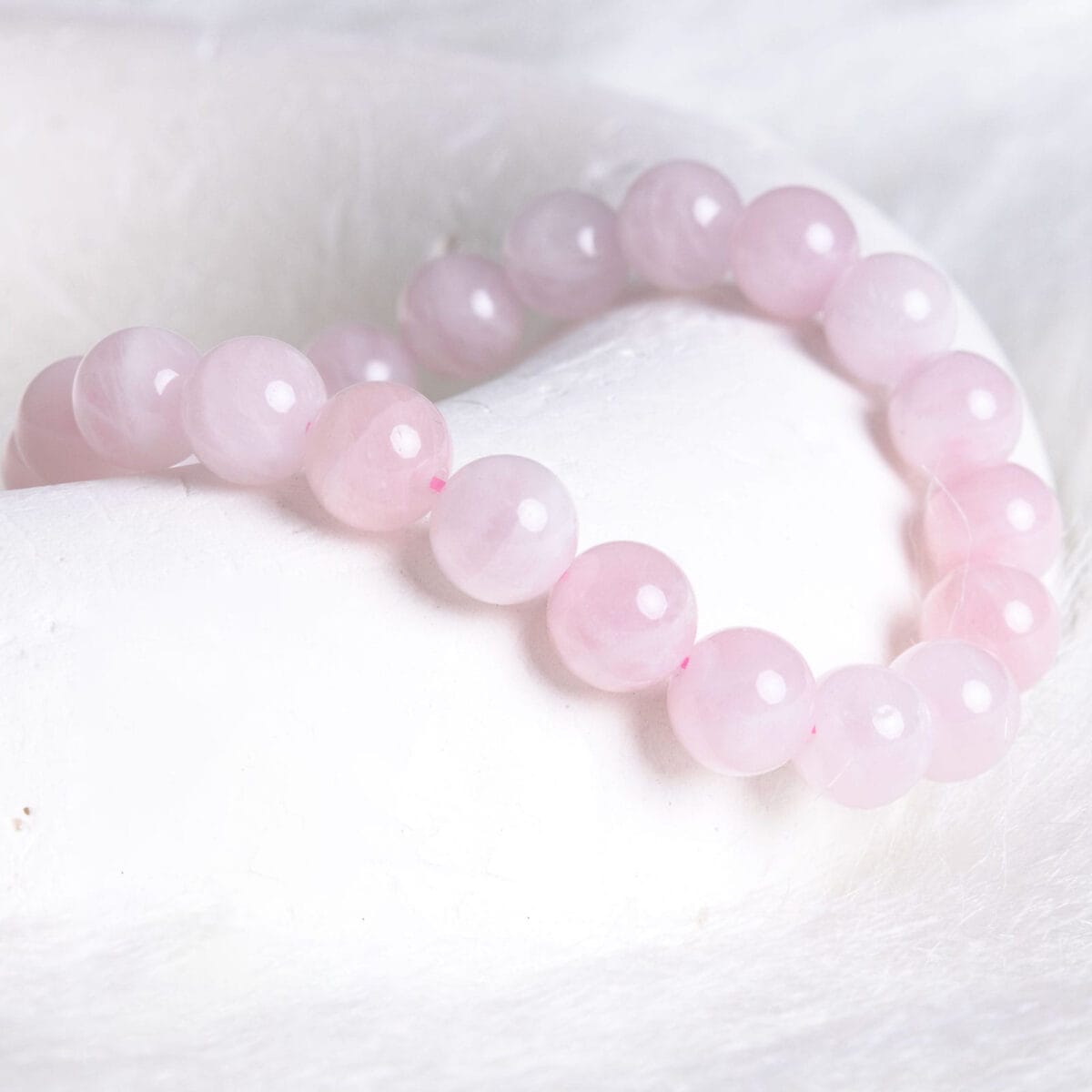 PEMBE KUVARS BİLEKLİK