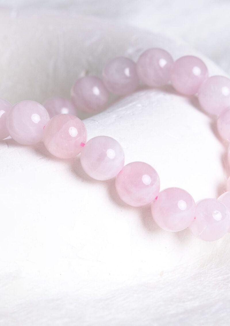 PEMBE KUVARS BİLEKLİK