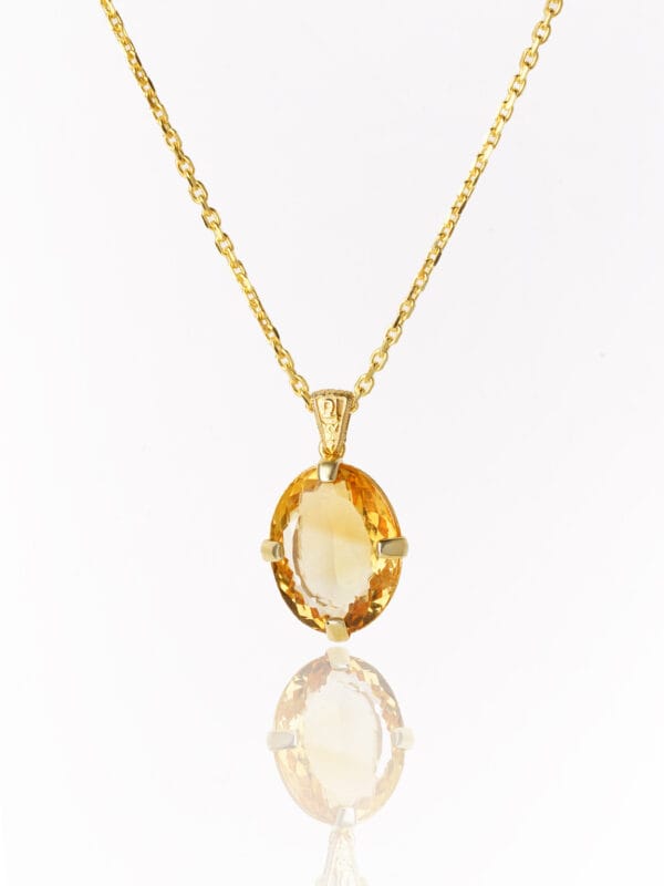 Hindistan Sitrin Limited Edition Kolye