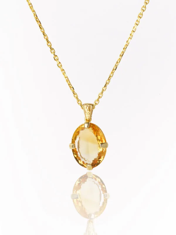 Hindistan Sitrin Limited Edition Kolye