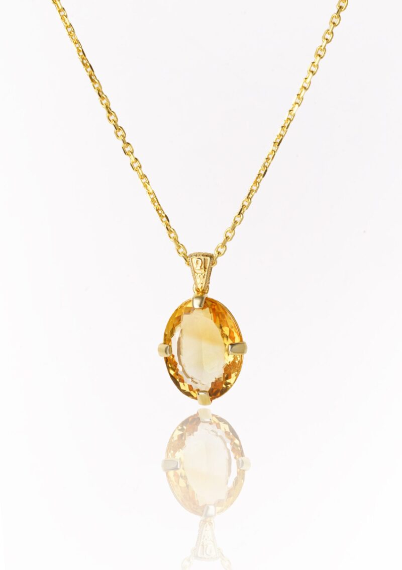 Hindistan Sitrin Limited Edition Kolye