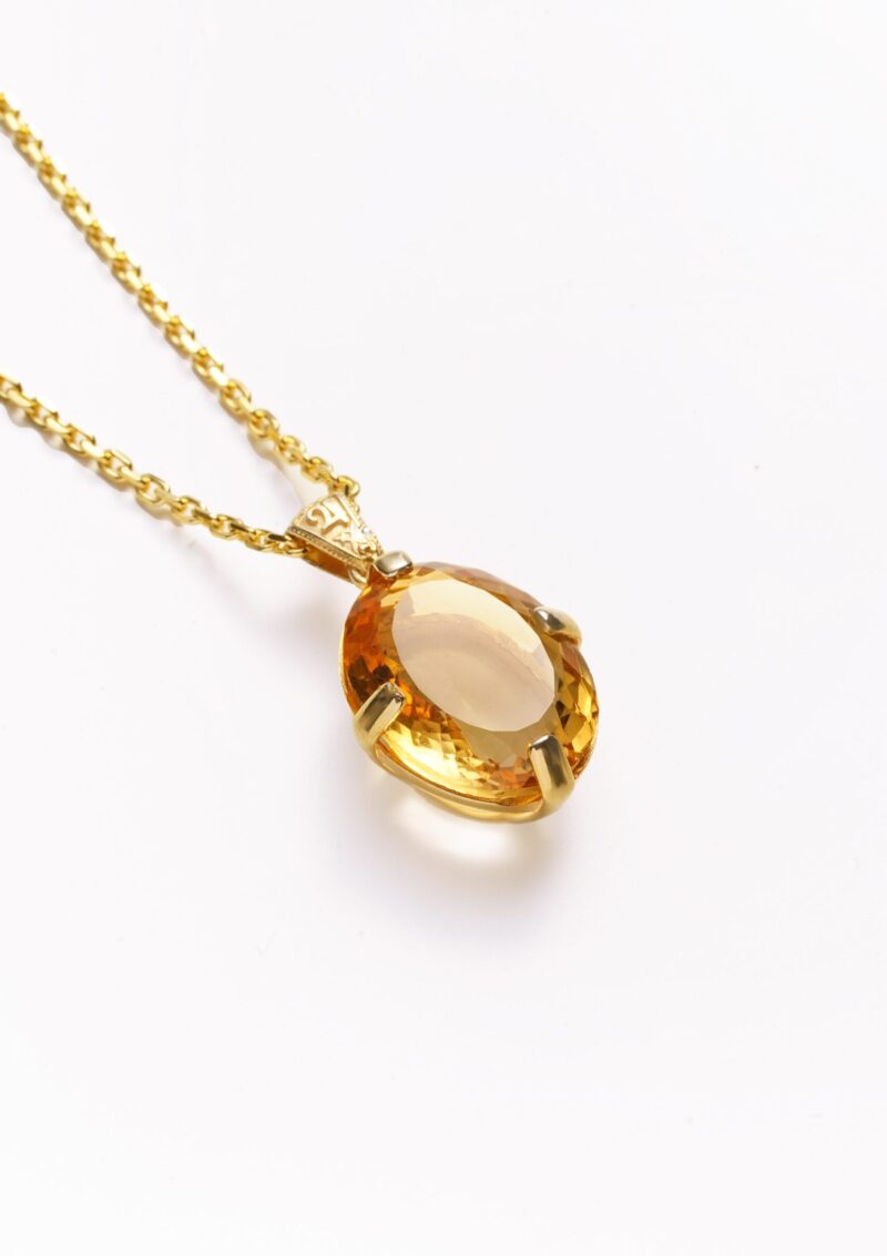Alternative view of Hindistan Sitrin Limited Edition Kolye