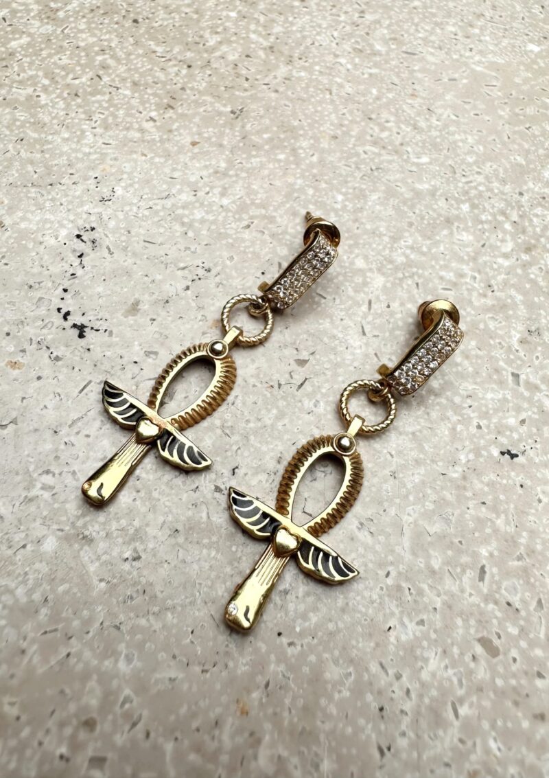 Ankh Sonsuz Ruhun Gücü Küpe