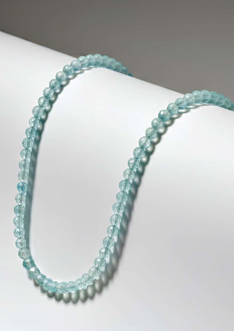 MAVİ TOPAZ KOLYE 5MM