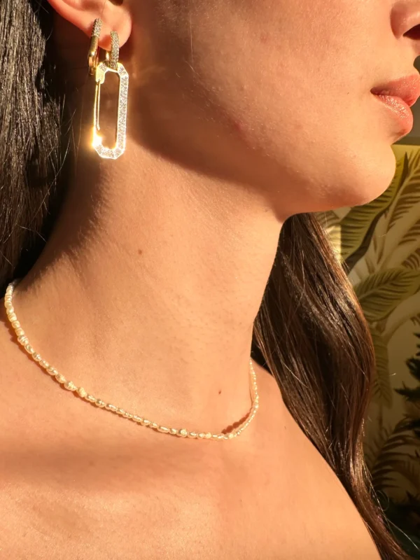 Alternative view of Afrodit İnci Kolye (Küçük Dizim)