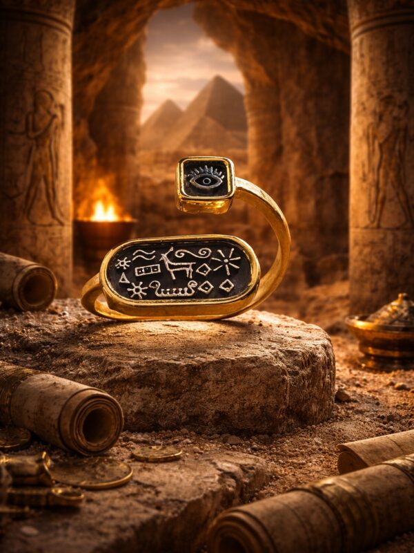 CAVERN YÜZÜK | 925 AYAR GÜMÜŞ ÜZERİ ALTIN KAPLAMA