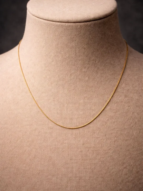 KOLYE ZİNCİRİ | 925 AYAR GÜMÜŞ ÜZERİ ALTIN KAPLAMA