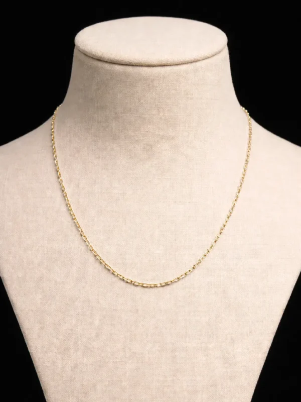 KOLYE ZİNCİRİ | 925 AYAR GÜMÜŞ ÜZERİ ALTIN KAPLAMA