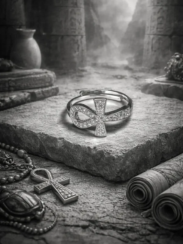 ANKH YÜZÜK | 925 AYAR GÜMÜŞ