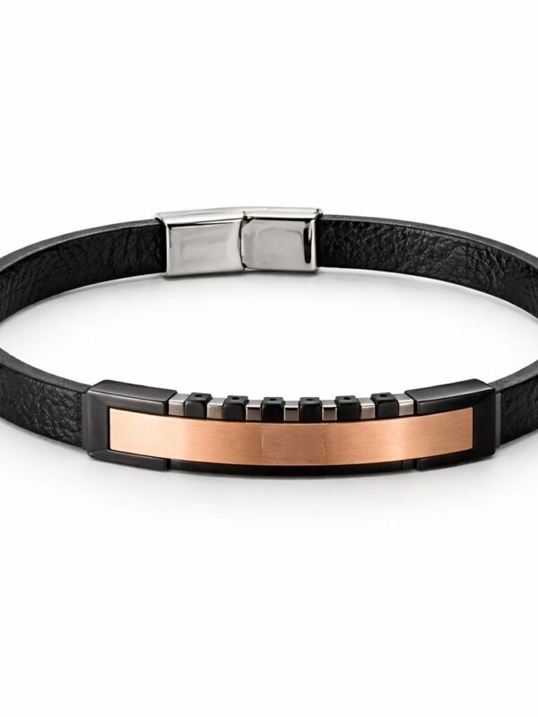 ÇELİK TOKALI DERİ ERKEK BİLEKLİK