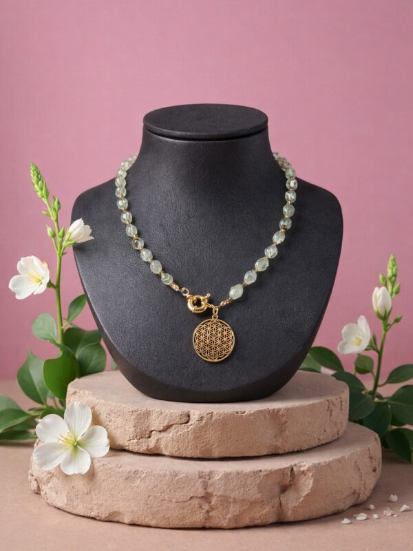 YAŞAM ÇİÇEĞİ KOLYE/ 925 AYAR ALTIN KAPLAMA GÜMÜŞ