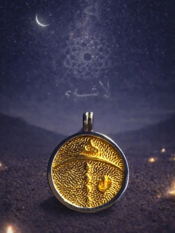 ELİF & VAV HİÇ KOLYE UCU | 925 AYAR GÜMÜŞ ÜZERİ  ALTIN KAPLAMA