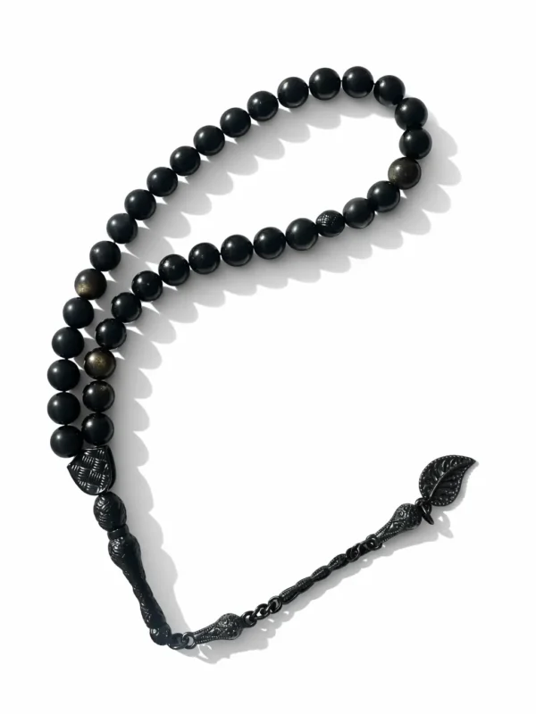 33’lük Obsidyen Tesbih