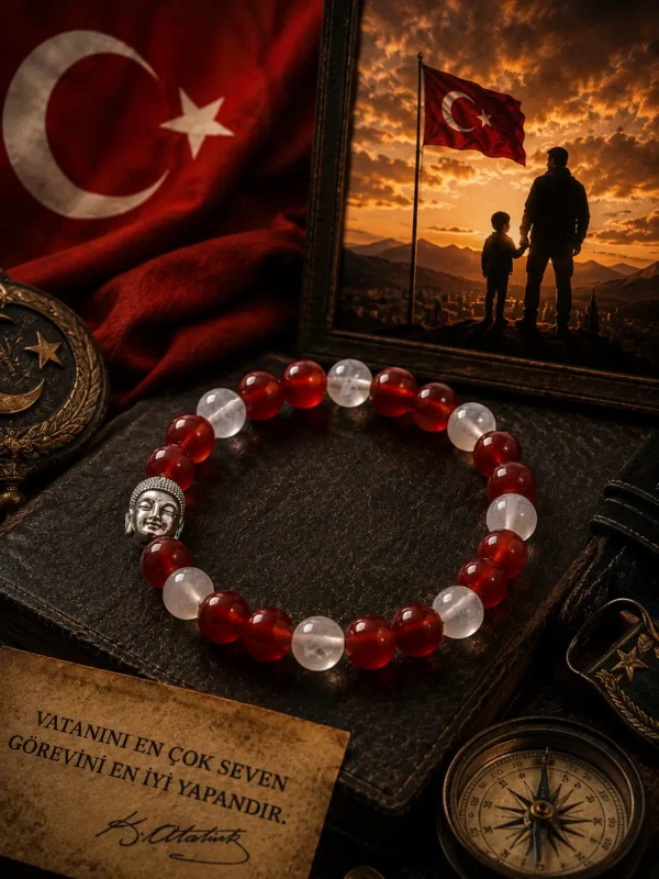 Taraftar Bilekliği Kırmızı-Beyaz