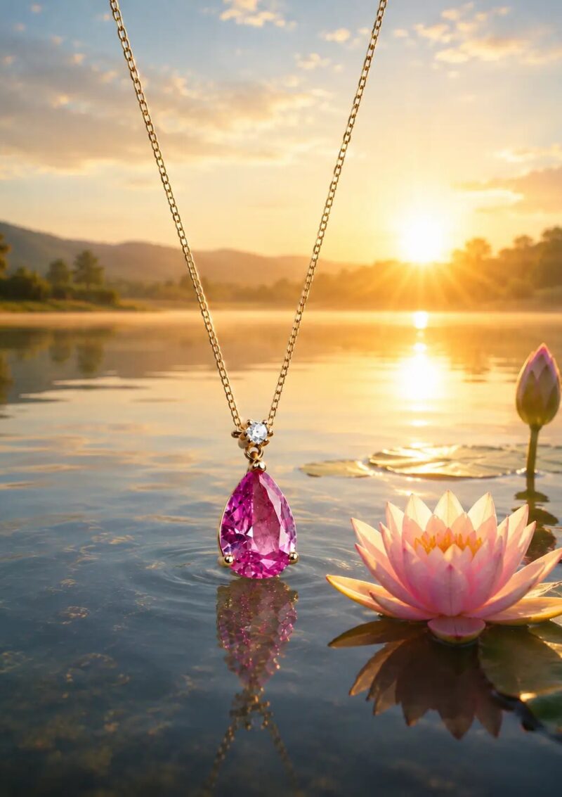 Alternative view of PEMBE LOTUS — PEMBE TOPAZ & PIRLANTA KOLYE