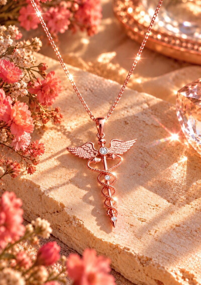 Alternative view of HERMES KADÜSE KOLYE ROSE GOLD